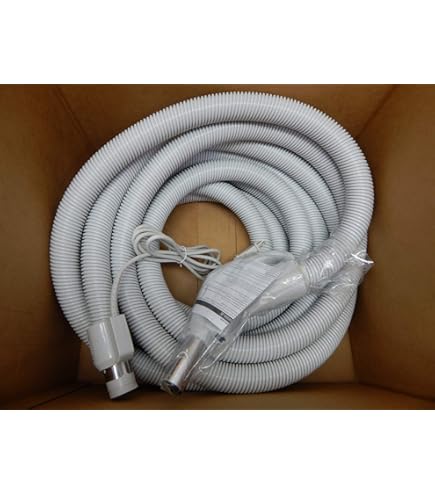 Tuyau Aspirateur Central VACUFLO – 30 Pieds + 6 Pieds Pigtail, Neuf
