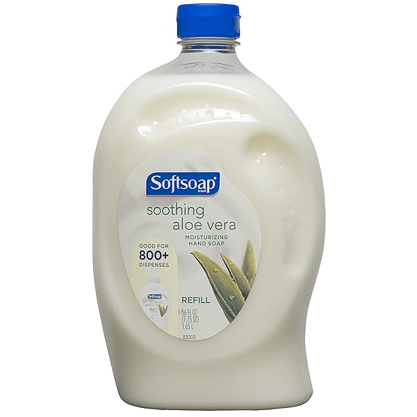 SOFTSOAP LIQUID HAND SOAP REFILL, SOOTHING ALOE VERA – 56 FLUID OUNCE
