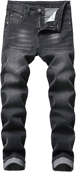 men's black stretch skinny jeans
