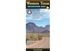 Western Texas, The Lone Star State, Recreation Map, 2017 Edition (Benchmark)