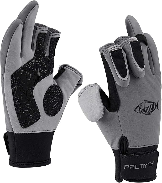 Palmyth Flexible Fishing Gloves Warm for Men and Women Cold Weather