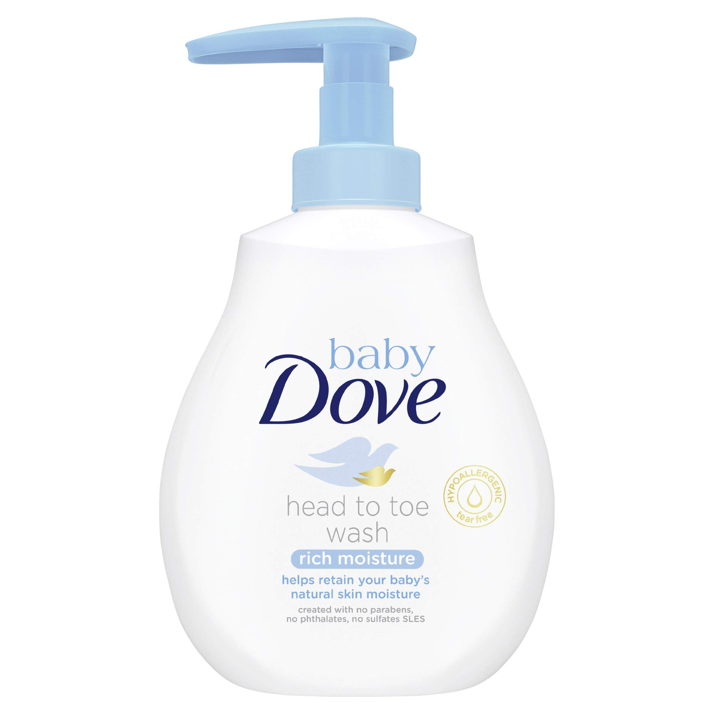 Baby Dove Rich Moisture Head to Toe Wash, 200 ml (Pack of 1)