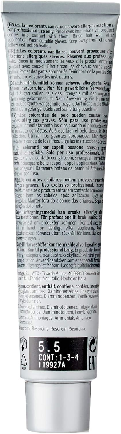 REVLON PROFESSIONAL Revlonissimo Colorsmetique Colour & Care Permanent Hair Colour, No. 5.5 Light Mahogany Brown, 60 ml - Image 5