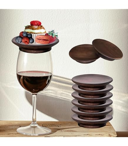 13 Pack Wine Glass Toppers, Wine Glass Charcuterie Topper