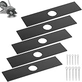 1 Inch Center Hole Edger Blades 613223 Compatible with Ego, Ryobi, Echo, Stihl, Maruyama, Kobalt Edger, Replace 720-237-001, 4133-713-4101, 216062, 237001 (5 Pcs)