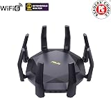 ASUS RT-AX89X 12-Stream AX6000 WiFi 6 Router MU-MIMO OFDMA AiProtection Pro view 3