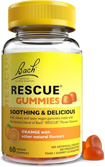Rescue Remedy Gummies Orange Flavour 60 Vegan Gummies Stress Support