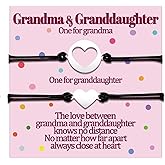 Granddaughter Bracelets from Grandma Gifts for 2 3 4 Granddaughters Grandmother Matching Bracelet Nana and Me Bracelets Set for 2 3 4 5 Women Mothers Day Gifts Little Girls Jewelry Birthday Gift