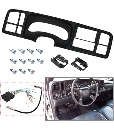 CACH?? Car Stereo Installation Kit For 2003-2006 GMC Yukon/Yukon XL - Dash Mount & Wiring Harness