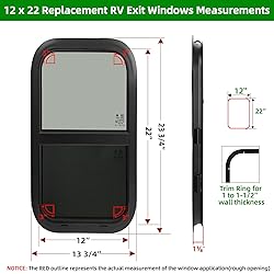 Cargo Trailer Windows,RV Windows for Camper Cargo
