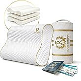 Royal Therapy Travel Memory Foam Cervical Pillow – Contour Pillow for Neck and Shoulder Pain