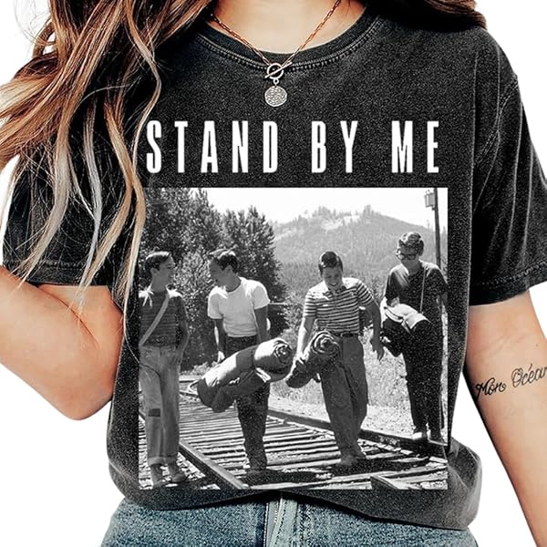 Amazon.com: Vintage Stand by Me T-Shirt – 80s Movie Tee Inspired