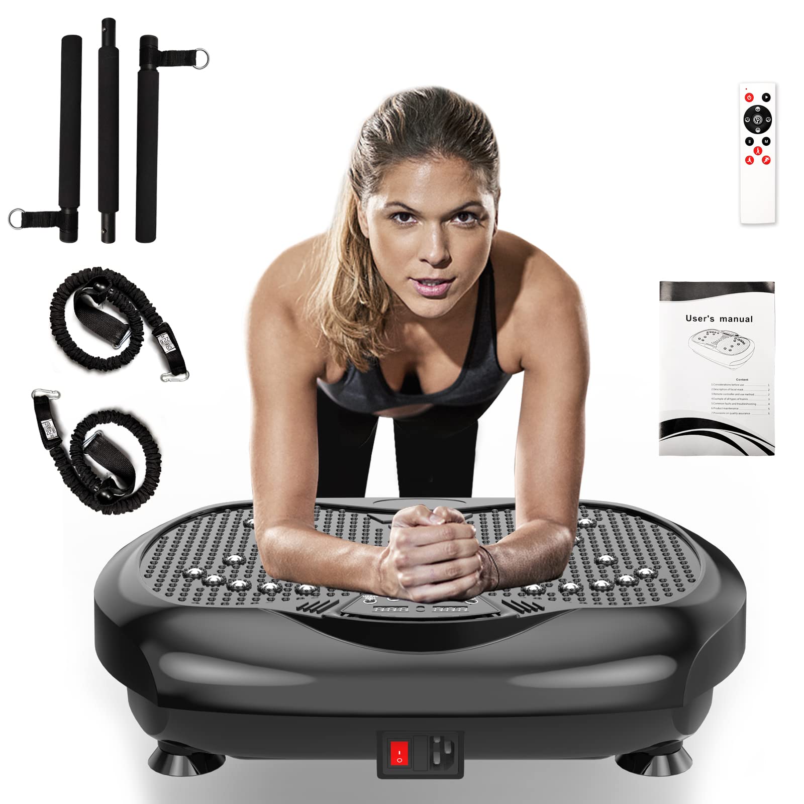 Vibration Plate Exercise Machine, Vibration Plate Platform For Lymphatic Drainage Whole Body Vibration Plate Machine Helps