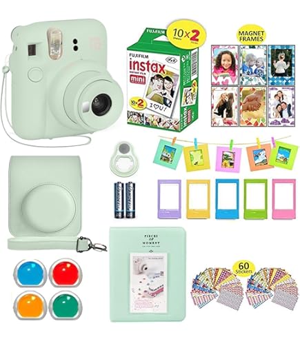 U's instax mini カメラセット Amazon.com : Fujifilm Instax Mini 12 Instant Film Camera Bundle