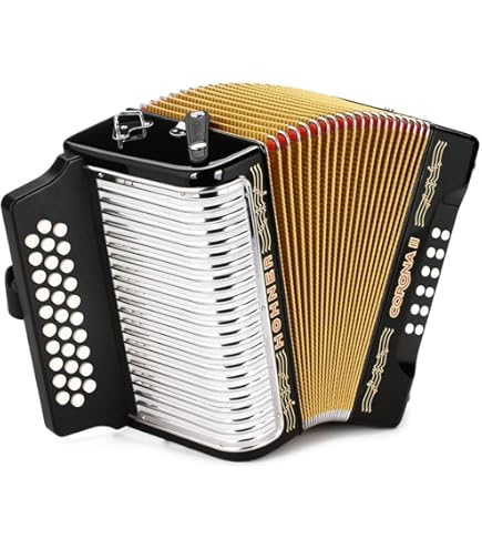 Amazon.com: Hohner Corona II F/Bb/Eb Diatonic Accordion - Pearl