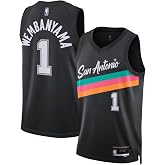 Victor Wembanyama San Antonio Spurs NBA Kids Youth 8-20 Black City Edition Swingman Jersey