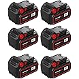 Bslite Battery Replacement for Milwaukee M18 Battery 6.0Ah 48-11-1862 Compaitble with Milwaukee 18V Battery Tools and Charger
