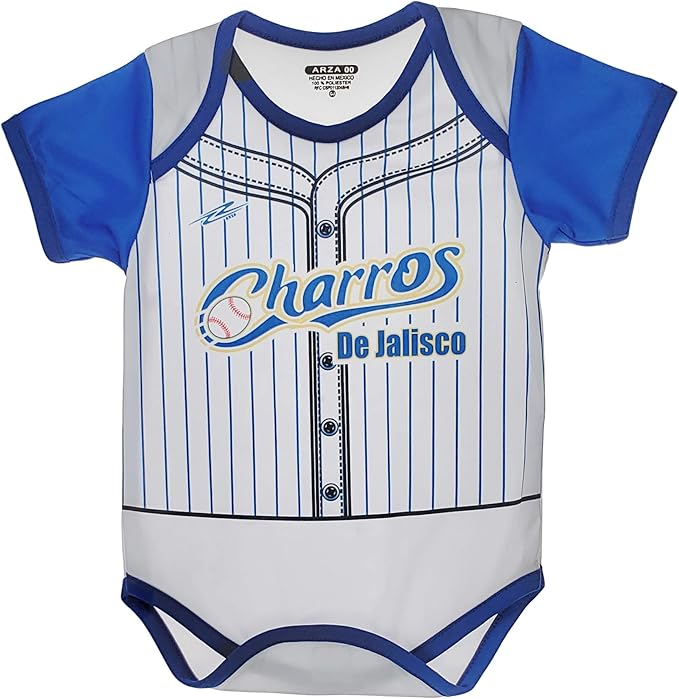 Amazon Com Charros De Jalisco Baby Outfit Mameluco White Clothing