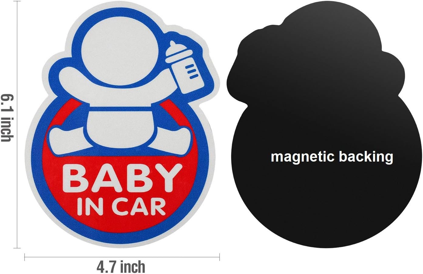 Hyber Cara Sticker Magnetique Pour Voiture Motif Bebe A Bord Autocollants Bebe A Bord Talla Cadeaux Et Produits Derives
