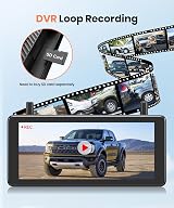 AUTO-VOX 7.2 inch Solar Wireless Reversing Camera with DVR Loop 1080P view 6