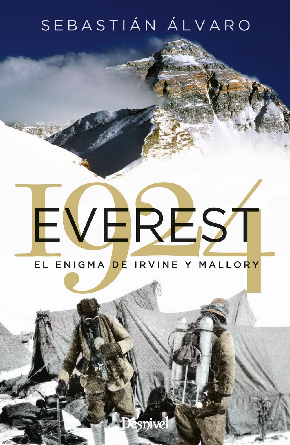 Portada de Everest 1924: El enigma de Irvine y Mallory (Literatura Desnivel)