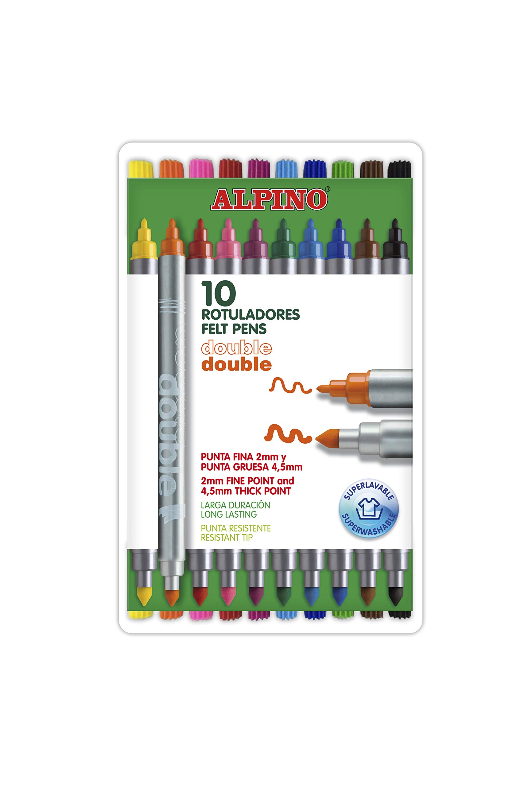 Alpine AR000013 - Pack of 10 Felt-tip Pens