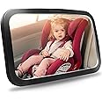 Shynerk Baby Car Mirror, Safety Car Seat Mirror for Rear Facing Infant with Wide Crystal Clear View, Shatterproof, Fully Asse