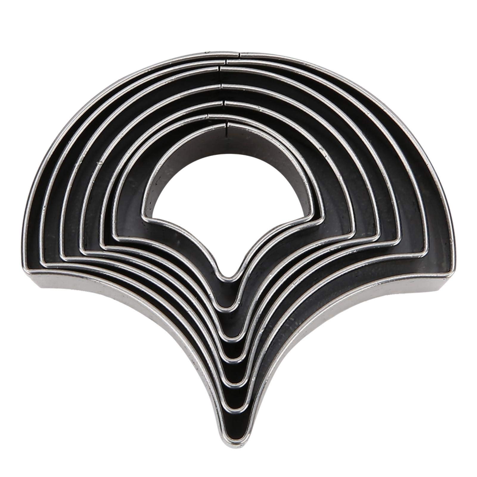 SONK Cutting Dies, SONK Hole Punch Leather Craft Tool, 7pcs High-Carbon Steel Cutting Dies Set for Leather Pattern, Leather Label and Cardboard, Manual Operation