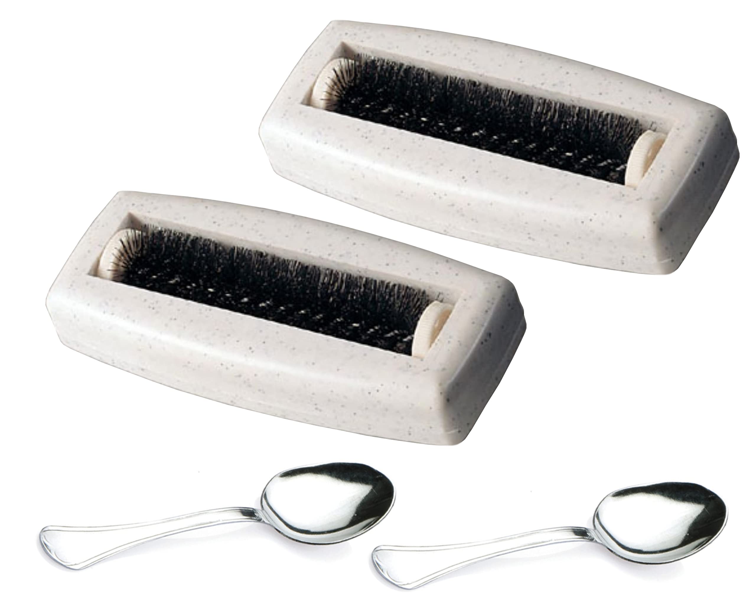 2 brushes + 2 teaspoons Brush kit plus spoon for corners Italian products CREATIONS the Colors in the Heart