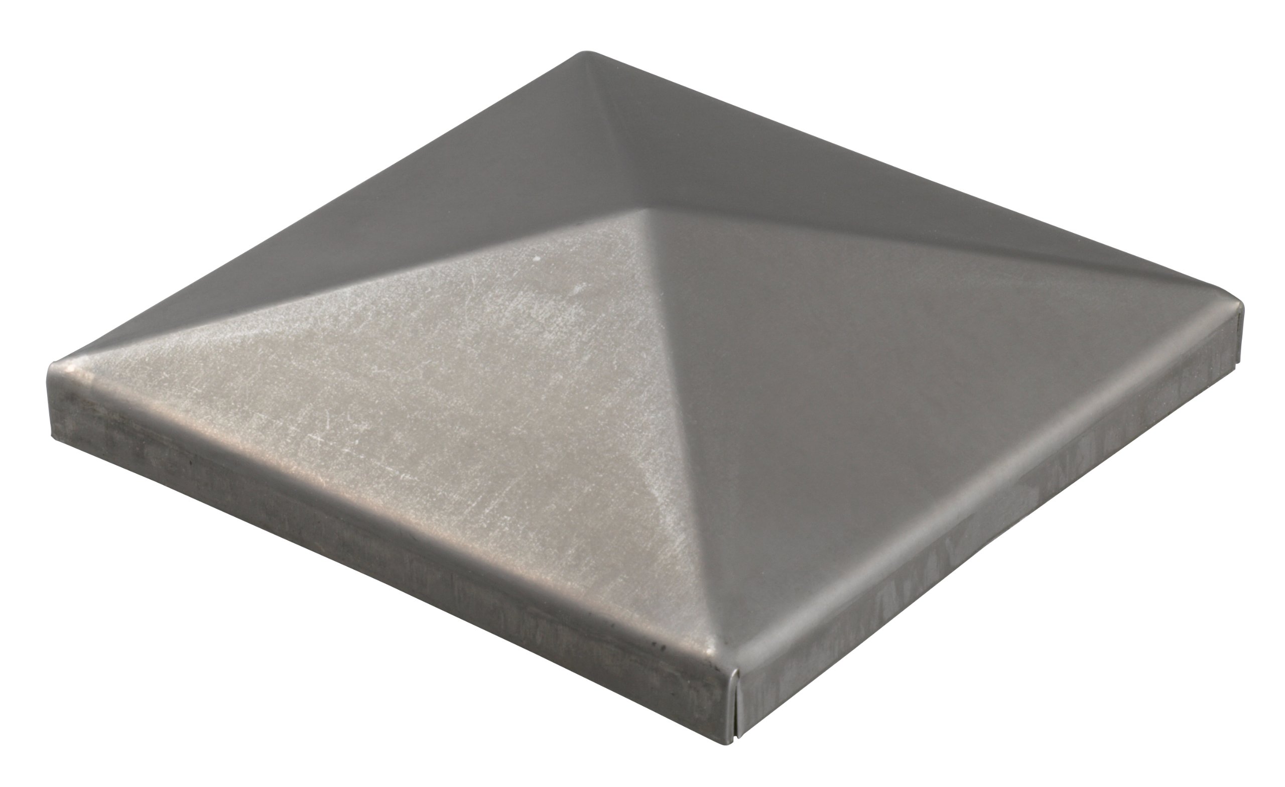 Gah-Alberts 418052 Weld-On Post Cap for Square Metal Posts Untreated Steel 150 x 150 mm/Pack of 2)
