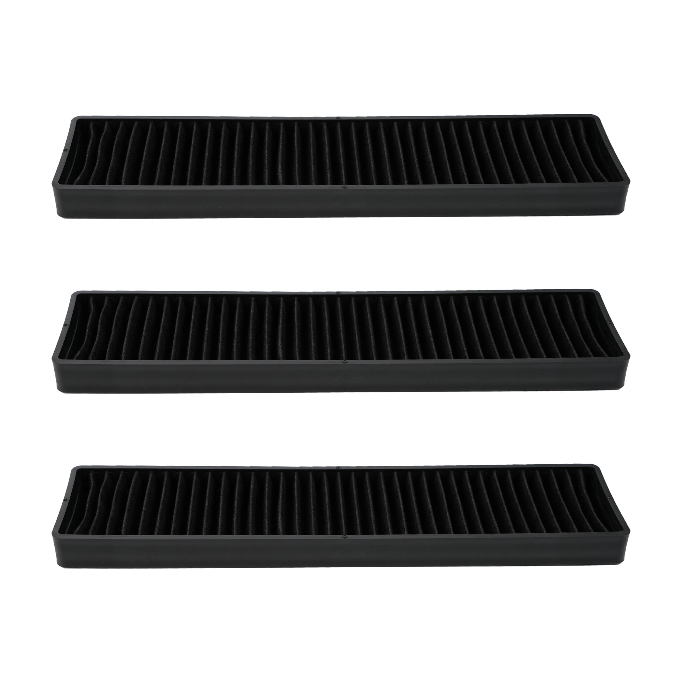 Photo 1 of 3-Pack WB06X10807 Microwave Filter Replacement Charcoal Filters for GE Microwaves JVM7195EK5ES/JVM7195SK6SS/PNM9216SK5SS