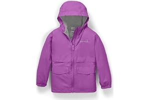 Snonook Toddler Rain Jacket - Microfleece Lined Kids Rain Jacket - Girls Rain Jacket - Boys Rain Jacket - Toddler Rain Coat