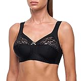 frugue Wireless Comfort Sleep Plus Size Bra Black