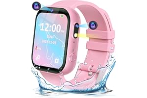 Ziegoal Smart Watch for Kids Waterproof Dual Camera Girls Toys Age 6-8 Gifts Ideas 3 4 5 7 9 6 8 Year Old Girl Birthday Christmas Stocking Stuffers for Kids