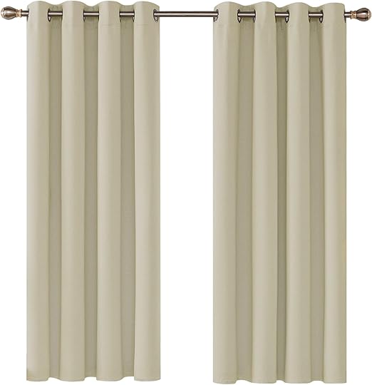 Deconovo Super Soft Window Treatment Thermal Insulated Eyelet