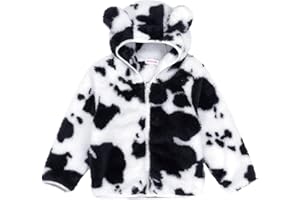 JESKIDS Toddler Girls Boys Fleece Hoody Jacket Zip Up Teddy Coat Warm Winter Outwear