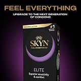 SKYN Elite Regular Size Condoms Pack of 22 Ultra Thin Latex Free 53mm view 6