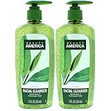 Beauty America Tea Tree Facial Cleansing Wash - with Jojoba Beads - 2 pack