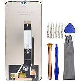 Complete Screen LCD Digitizer Touch Assembly Replacement for Xiaomi Redmi Note 9 4G Redmi 9T Poco M3 with Tool Kit Black 6.53"