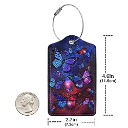 Docsckus 2 Pack Luggage Tags for Suitcase, Unique