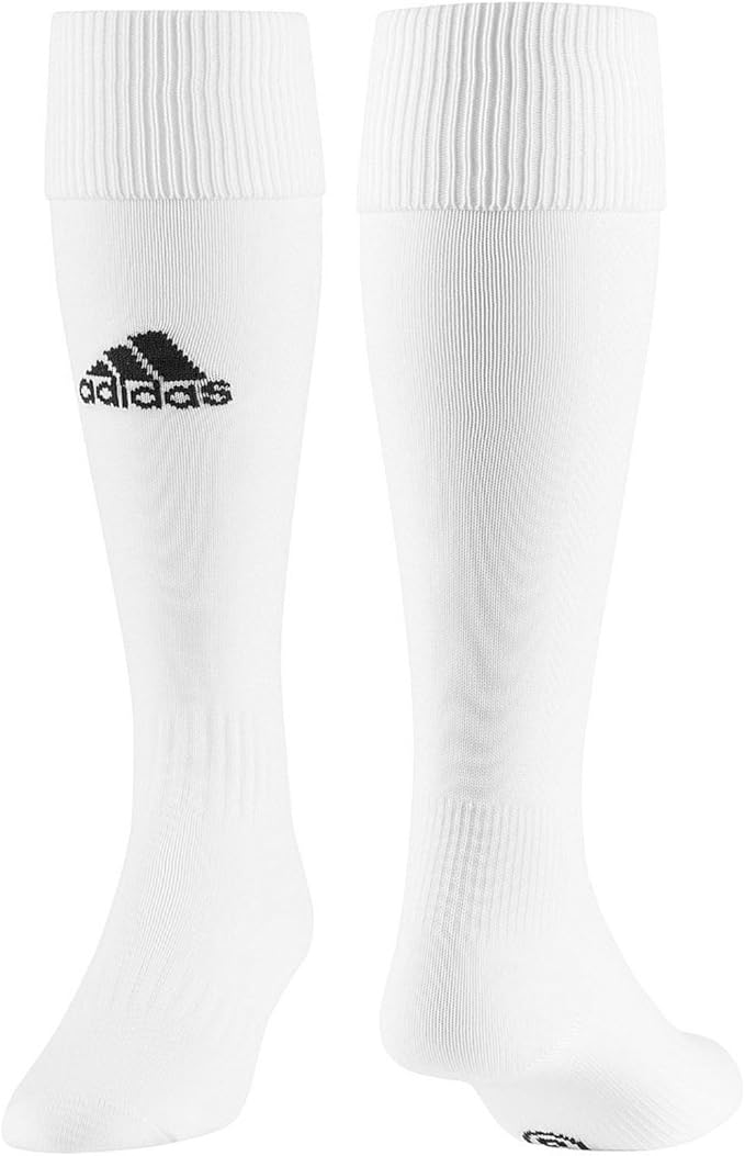 white adidas football socks