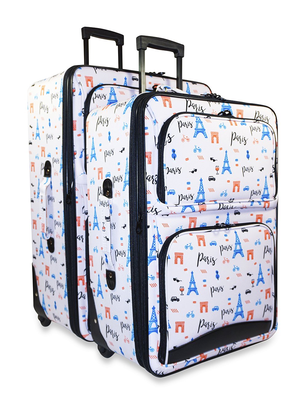 eiffel tower luggage set