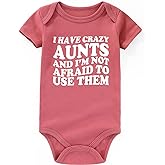 I Have Crazy Aunts Best Auntie funny infant outfits boy girl Aunties Bestie Baby Clothes Girl newborn Bodysuits