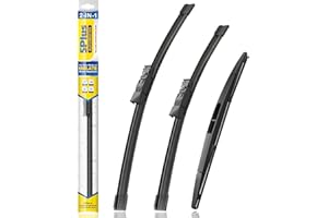 5 PLUS® Silicone Windshield Wiper Blades Replacement for 2024 2023 2022 2021 2020 SUBARU Outback Wiper Blades(Set of 3),Automotive Replacement Windshield Wiper Blades-26"/18"/16"