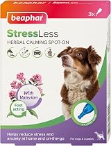 Beaphar StressLess Herbal Calming Spot-On for Dogs 3 x 1 Week Doses