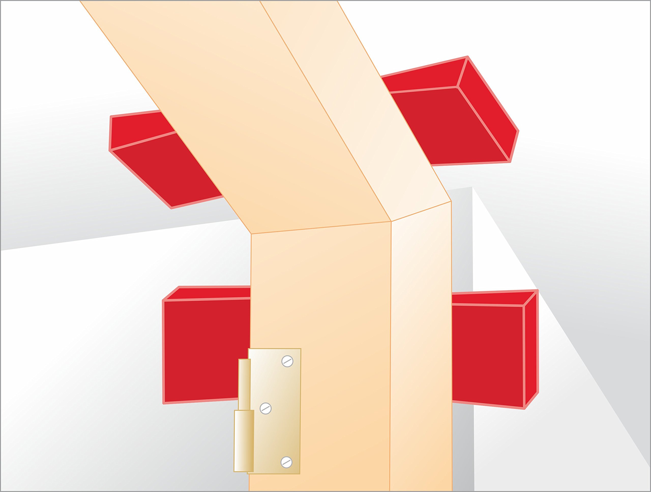 Plastic Wedge For Using as Door Wedges, Window Wedges, Flooring