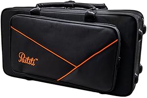 Paititi Lightweight Modern Alto Saxophone Case, Strong, Durable with Backpack Straps
