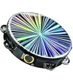 Tambourin Religieux Remo TA-9108-18 20,3 Cm - 8 Paires Grelots Avec Design Mains Priantes