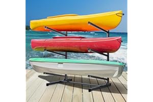 Morohope Kayak Storage Rack, Heavy Duty Kayak Racks for Garage and Outdoor Storage, Storage Rack for Kayak, Canoe, Surfboard 