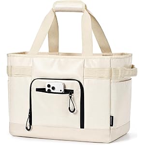 TOPEAST Beach Bag Waterproof Beach Tote Travel with Wet Pocket & 11 Organized Compartments Large Pool Bag with MOLLE Webbing